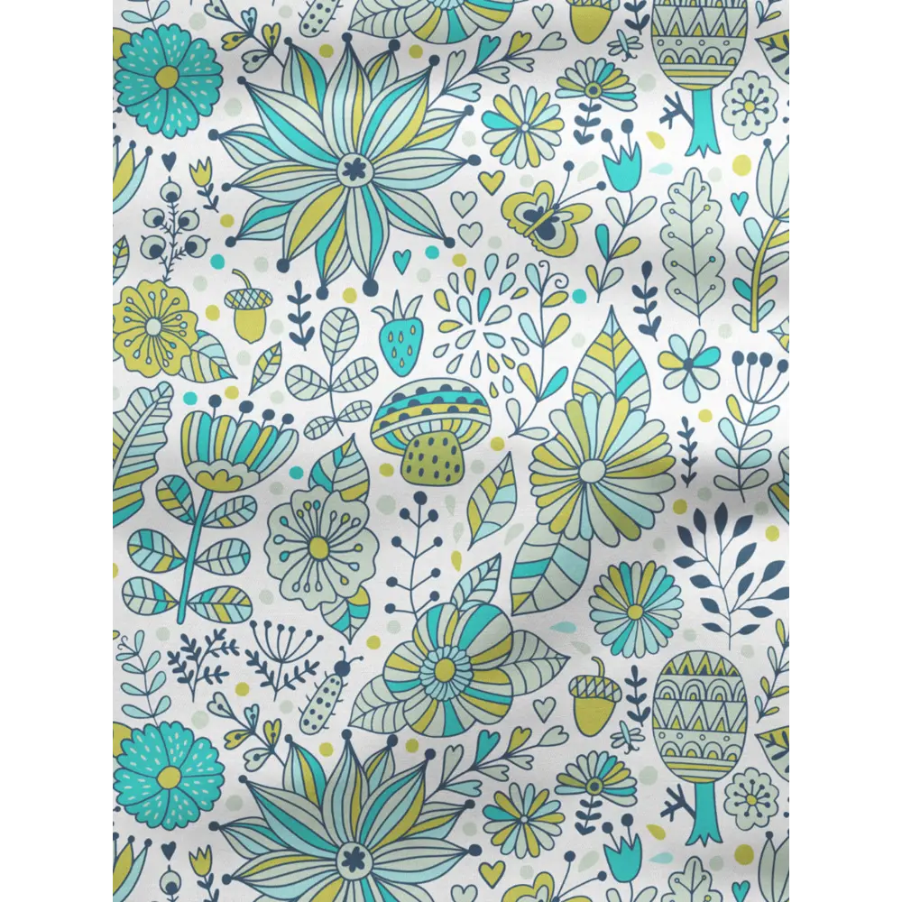 Фото 2 Комплект детских штор с бирюзовыми рисунками на белом фоне decoracion #33021602, 145x275 x2шт Фото 2 Комплект детских штор с бирюзовыми рисунками на белом фоне decoracion #33021602, 145x275 x2шт