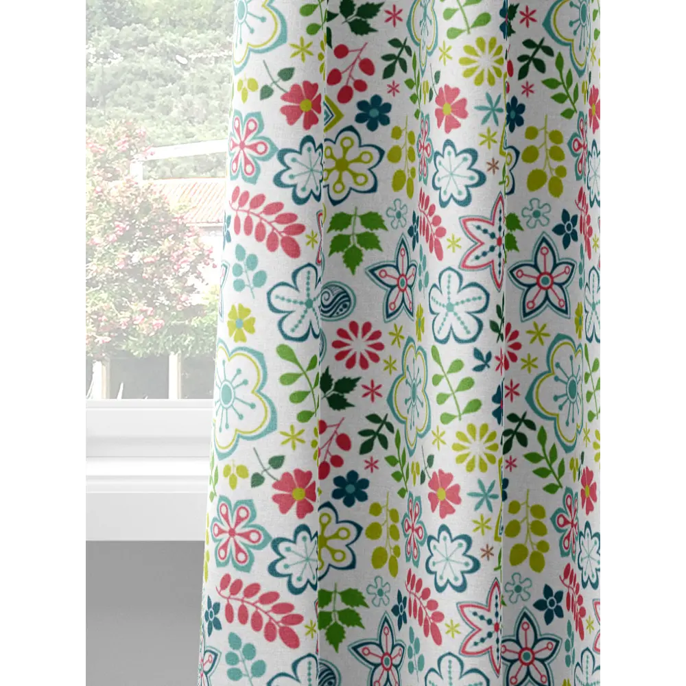 Фото 6 Шторы на шторной ленте decoracion Детские цветочки #33022301, 145x275см, цвет разноцветный Фото 6 Шторы на шторной ленте decoracion Детские цветочки #33022301, 145x275см, цвет разноцветный