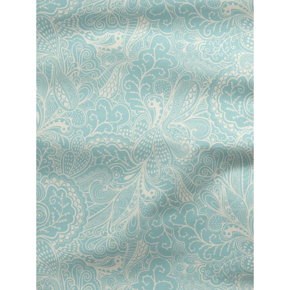 Фото 2 Шторы на шторной ленте decoracion С абстрактными узорами #33024001, 145x275см, цвет голубой и белый Фото 2 Шторы на шторной ленте decoracion С абстрактными узорами #33024001, 145x275см, цвет голубой и белый