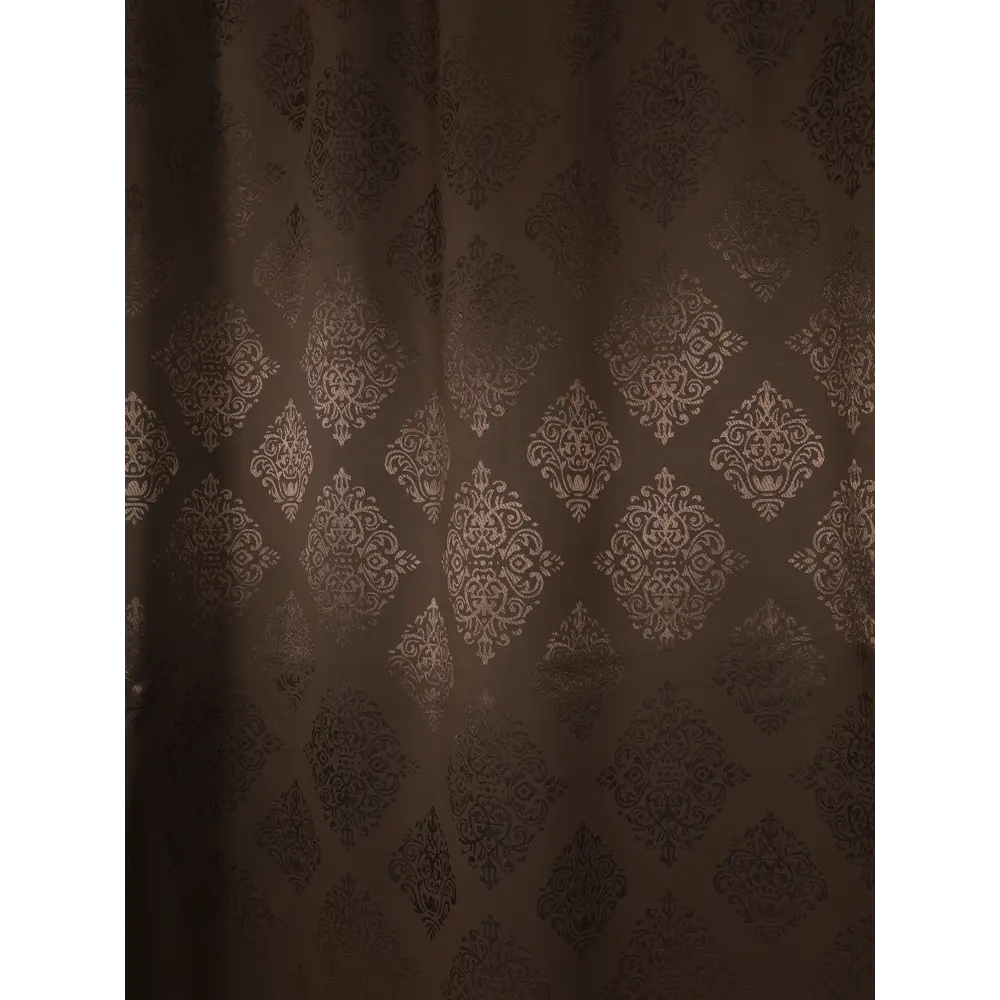 Фото 2 Штора на шторной ленте ТД Текстиль Раяс 140x240 см цвет коричневый Фото 2 Штора на шторной ленте ТД Текстиль Раяс 140x240 см цвет коричневый