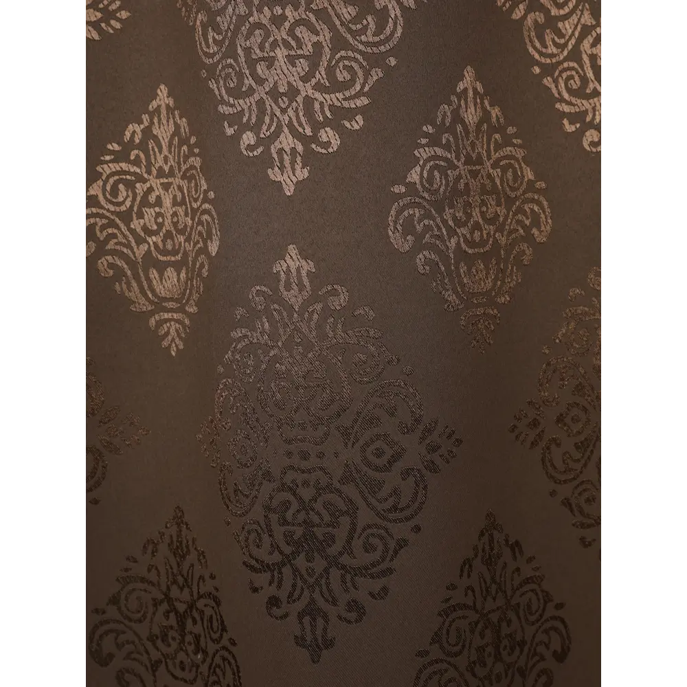 Фото 4 Штора на шторной ленте ТД Текстиль Раяс 140x240 см цвет коричневый Фото 4 Штора на шторной ленте ТД Текстиль Раяс 140x240 см цвет коричневый