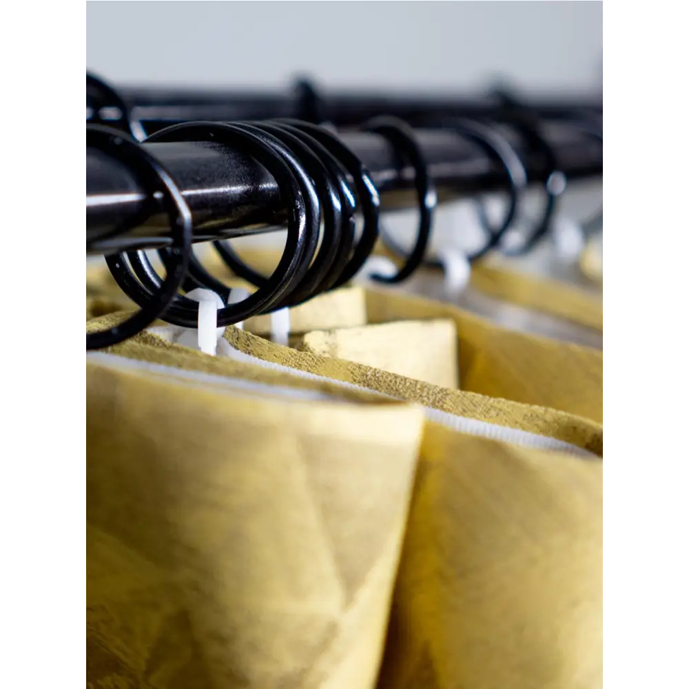 Фото 8 Штора на шторной ленте Witerra Штрих 135x180 см цвет золото