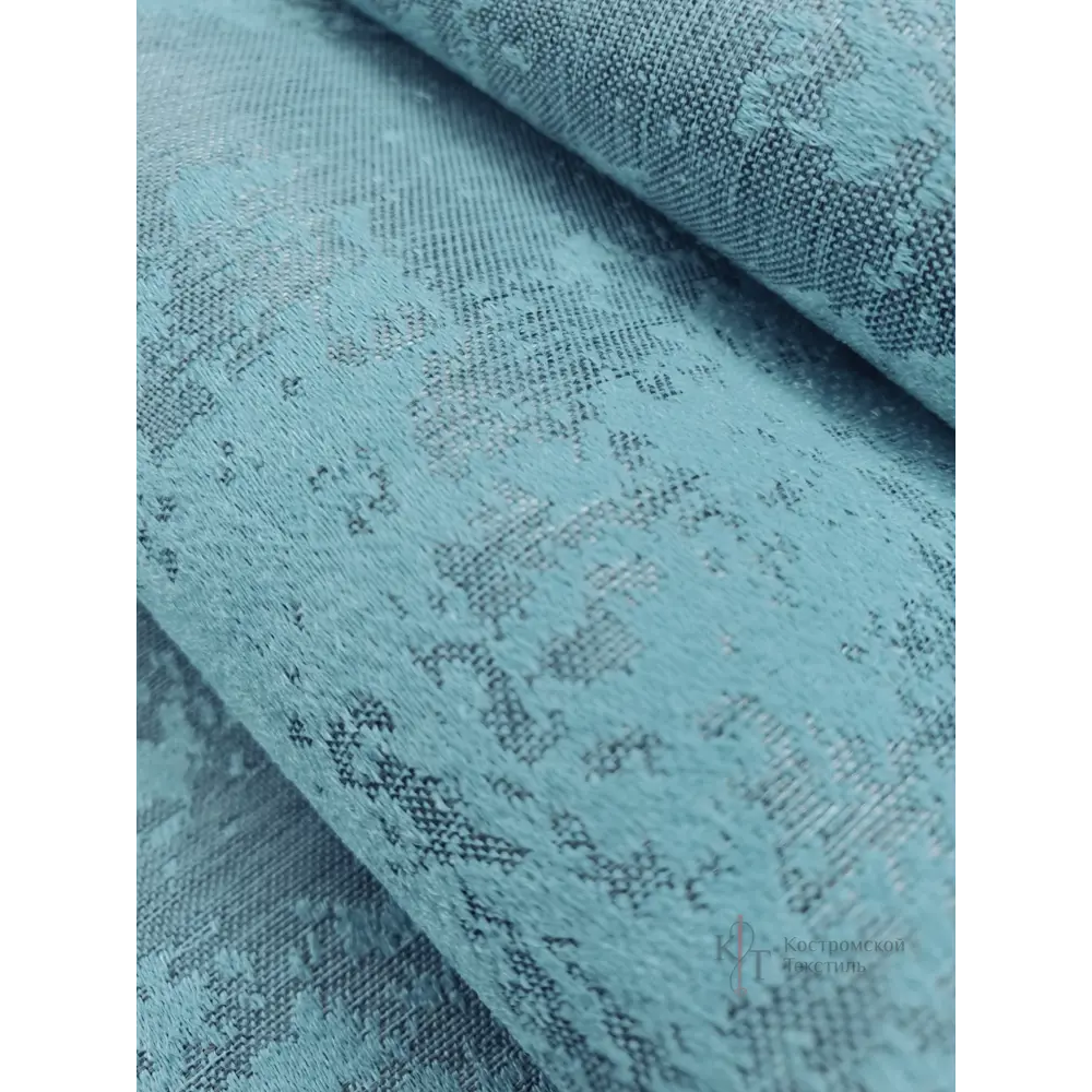 Фото 13 Комплект штор на шторной ленте Костромской Текстиль Софт Мрамор 300x270 см цвет бирюзовый Фото 13 Комплект штор на шторной ленте Костромской Текстиль Софт Мрамор 300x270 см цвет бирюзовый