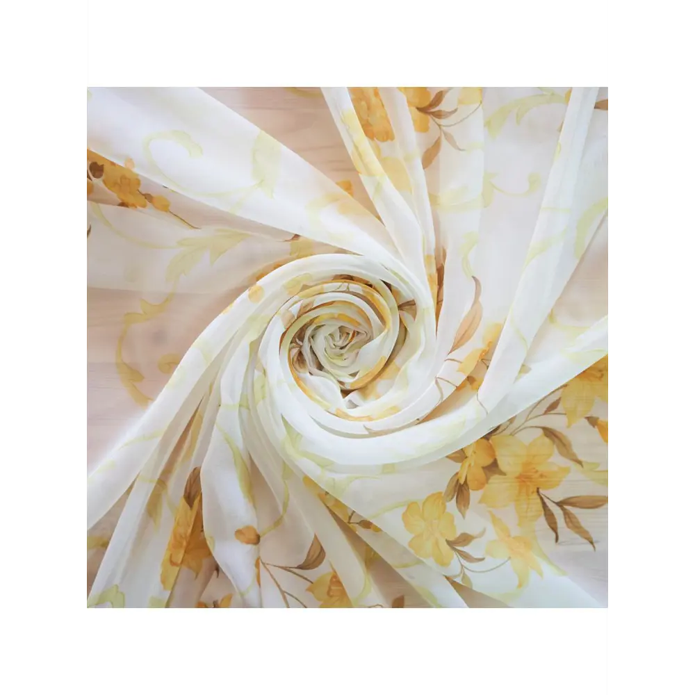 Фото 4 Штора на шторной ленте Witerra 150x260 см цвет желтый