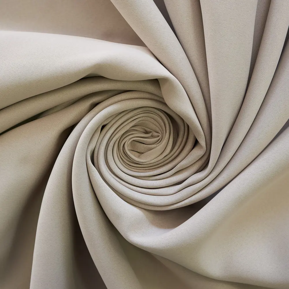 Фото 3 Комплект штор на шторной ленте матовый блэкаут Witerra 135x260 см цвет бежевый