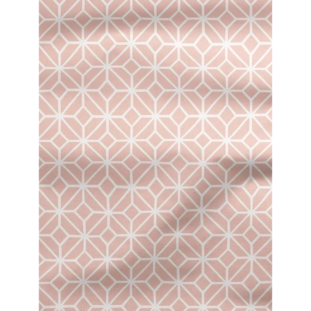 Фото 2 Шторы на шторной ленте decoracion Ромбы в квадрате #33178007, 145x275см, цвет розовый