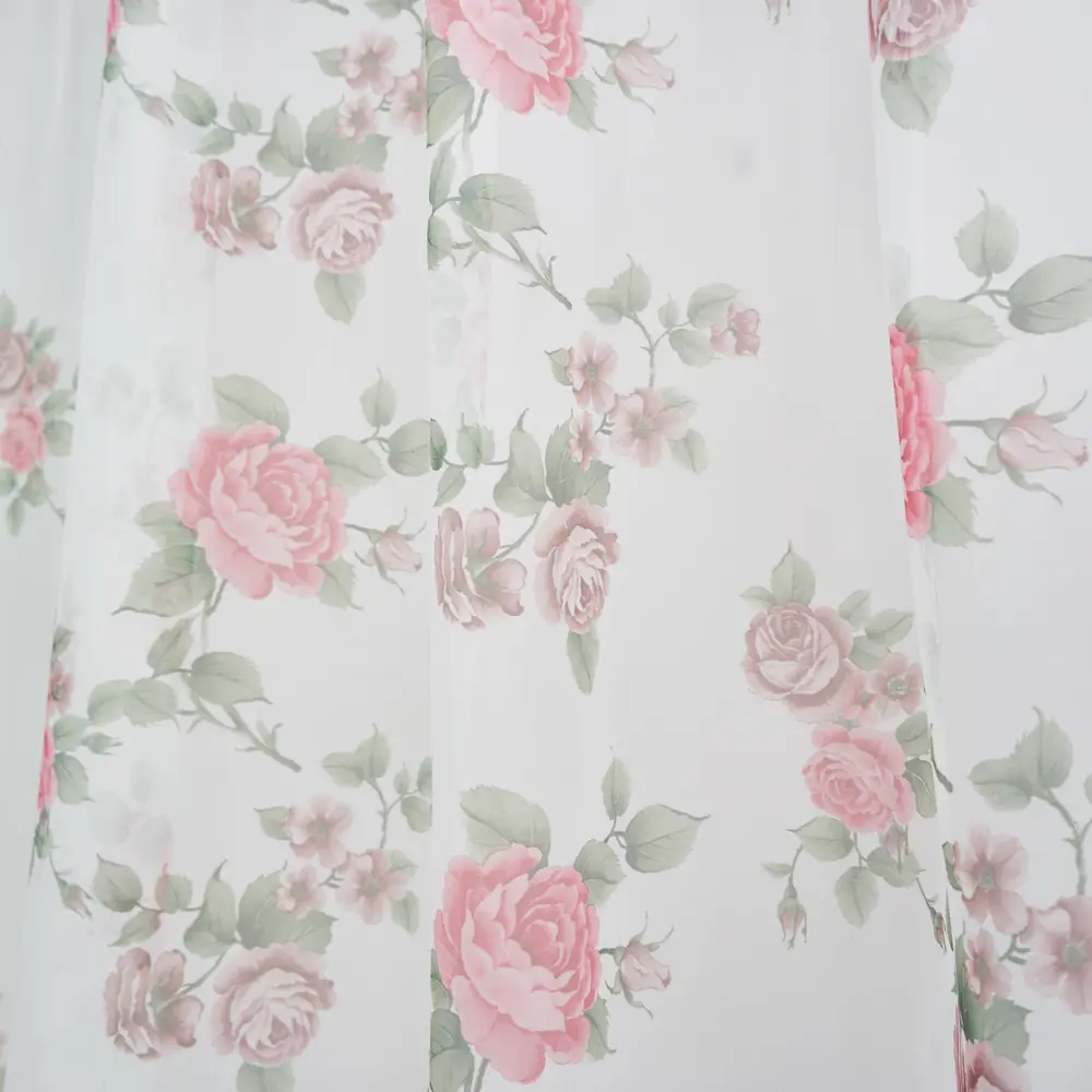 Фото 4 Штора на шторной ленте Witerra Роза 140x145 см цвет красный Фото 4 Штора на шторной ленте Witerra Роза 140x145 см цвет красный