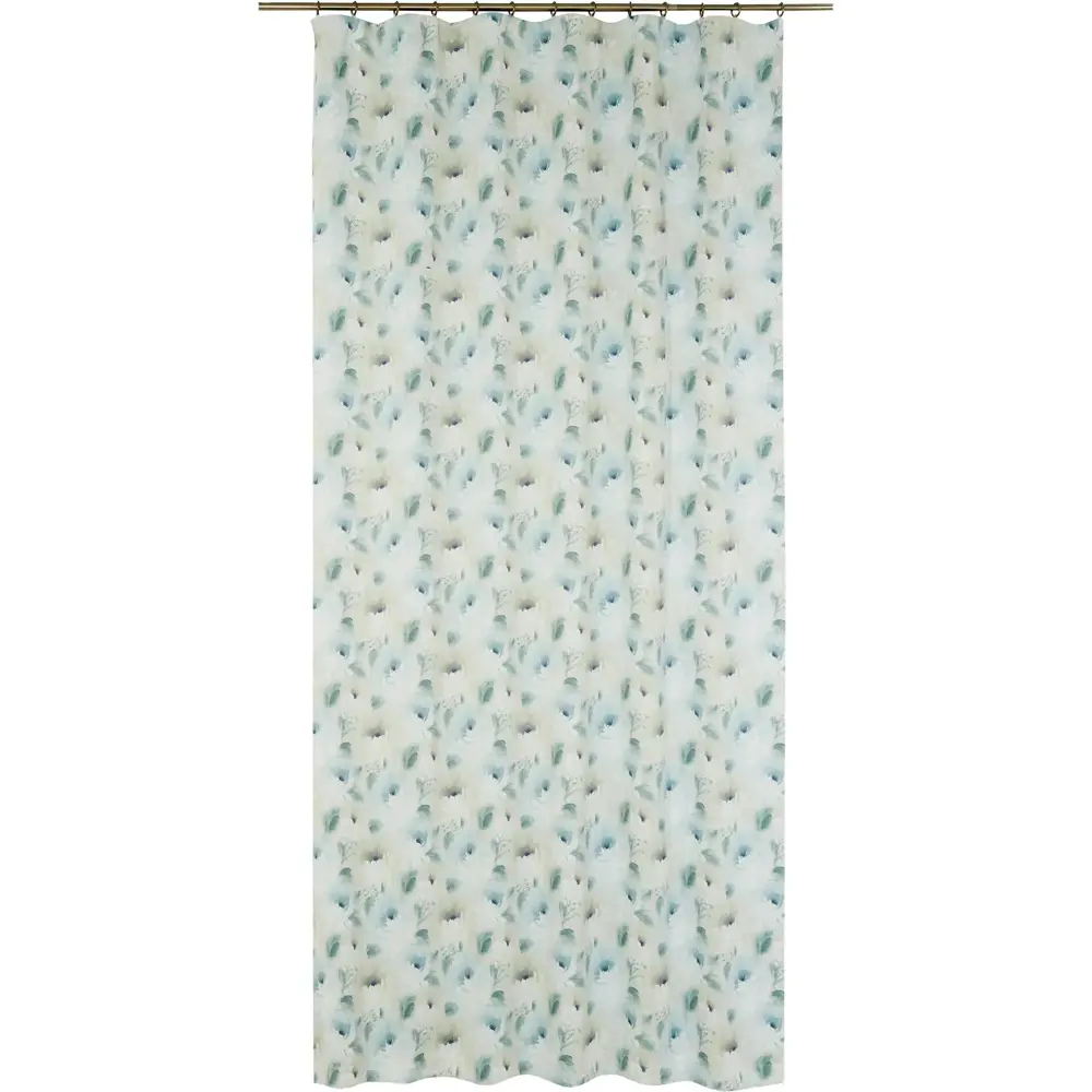 Фото Штора на шторной ленте Seasons Дымка 150x320 см цвет голубой Фото Штора на шторной ленте Seasons Дымка 150x320 см цвет голубой