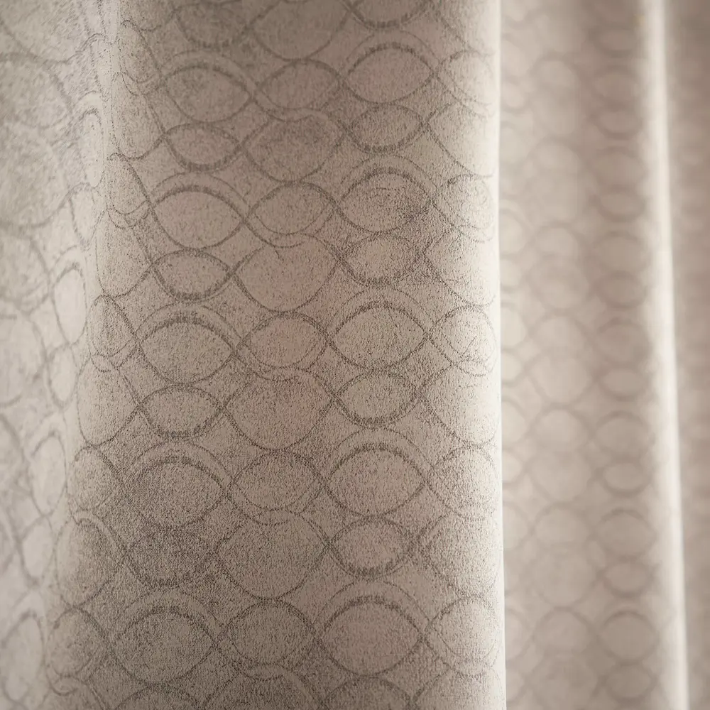 Фото 3 Комплект штор на шторной ленте Witerra Инфини 190x275 см цвет темно-бежевый