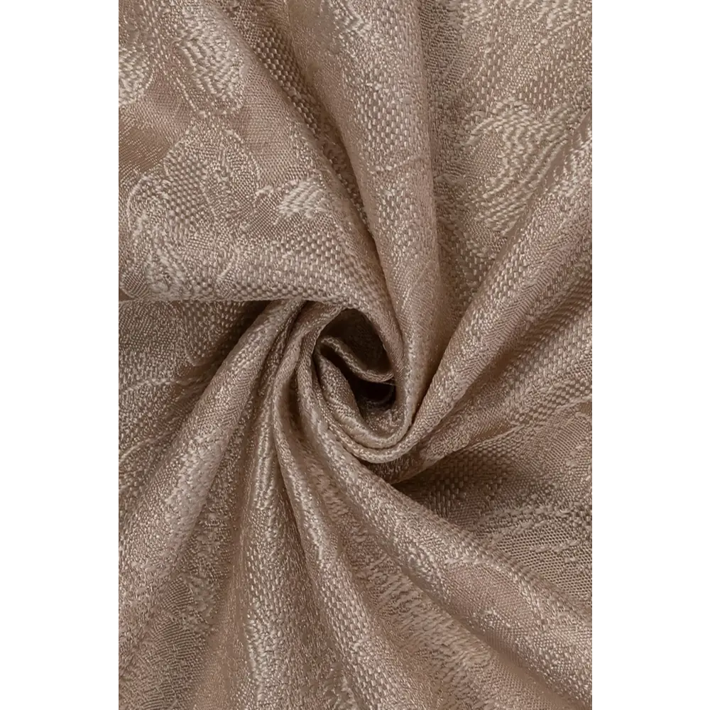 Фото Комплект штор на кулиске Domlegrand Флора 200x270 см цвет бежевый