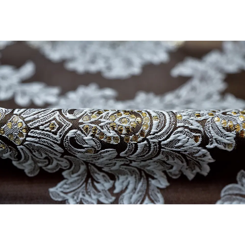 Фото 3 Штора на шторной ленте Eleganta Monogram 400x270 см, цвет темно-коричневый Фото 3 Штора на шторной ленте Eleganta Monogram 400x270 см, цвет темно-коричневый
