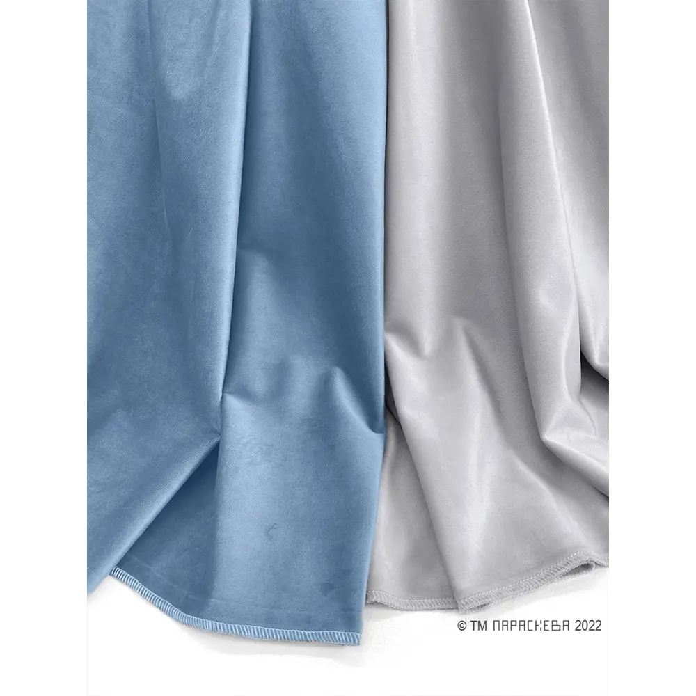 Фото 4 Комплект штор на шторной ленте Параскева Елизавета-Микс Бархат 200x295 см цвет серебро Фото 4 Комплект штор на шторной ленте Параскева Елизавета-Микс Бархат 200x295 см цвет серебро