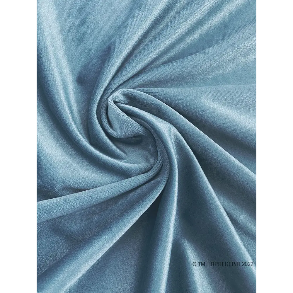 Фото 4 Комплект штор на шторной ленте Параскева Елизавета Бархат 200x295 см цвет серо-голубой Фото 4 Комплект штор на шторной ленте Параскева Елизавета Бархат 200x295 см цвет серо-голубой