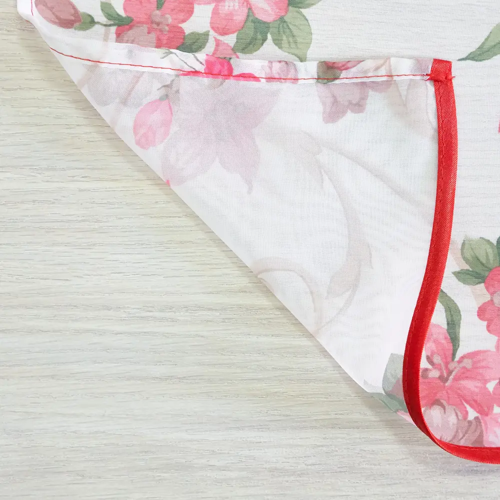 Фото 6 Комплект штор на шторной ленте Witerra Иллюзия вуаль 300x150 см цвет красный