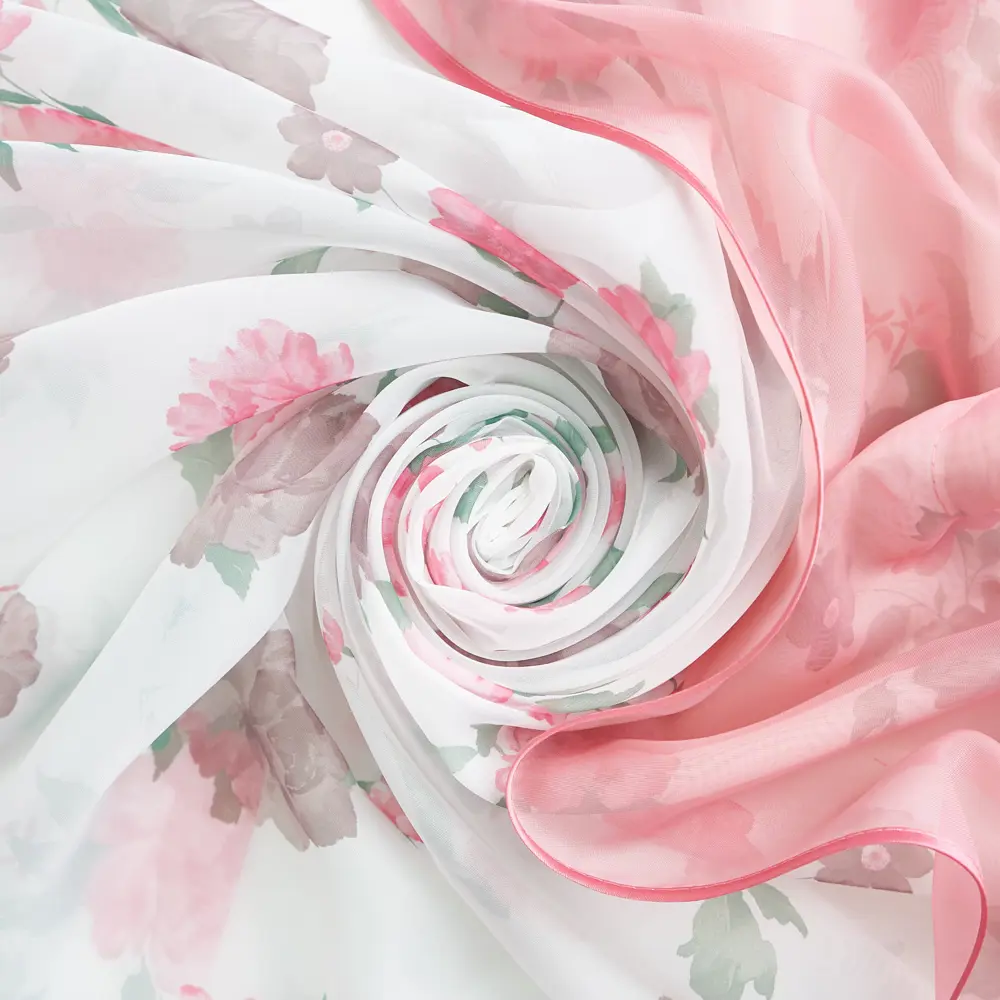 Фото 3 Комплект штор на шторной ленте Witerra Кантри вуаль 285x160 см цвет красный Фото 3 Комплект штор на шторной ленте Witerra Кантри вуаль 285x160 см цвет красный