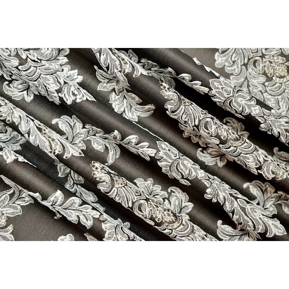 Фото 3 Штора на шторной ленте Eleganta Monogram 300x270 см цвет темно-коричневый Фото 3 Штора на шторной ленте Eleganta Monogram 300x270 см цвет темно-коричневый