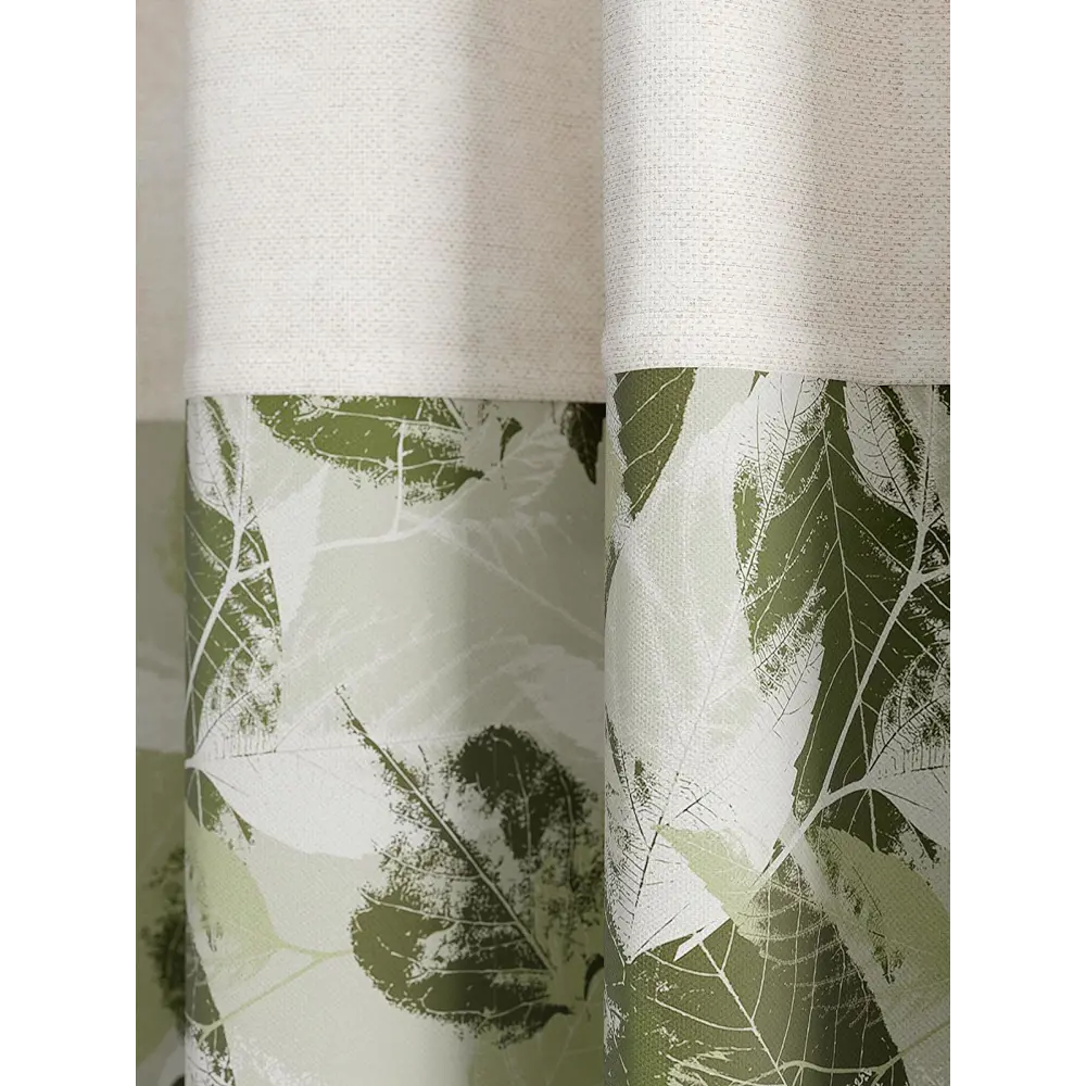 Фото 2 Штора на шторной ленте Helga Мерилонт 150x260 см цвет бежевый