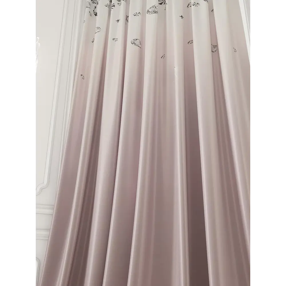 Фото 3 Штора на шторной ленте Helga Ламорея 150x300 см цвет бежевый