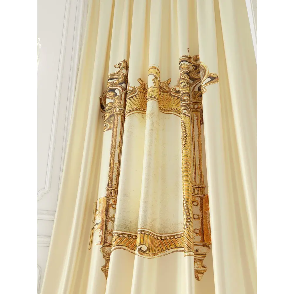 Фото 3 Штора на шторной ленте Helga Обивир 150x300 см цвет бежевый Фото 3 Штора на шторной ленте Helga Обивир 150x300 см цвет бежевый