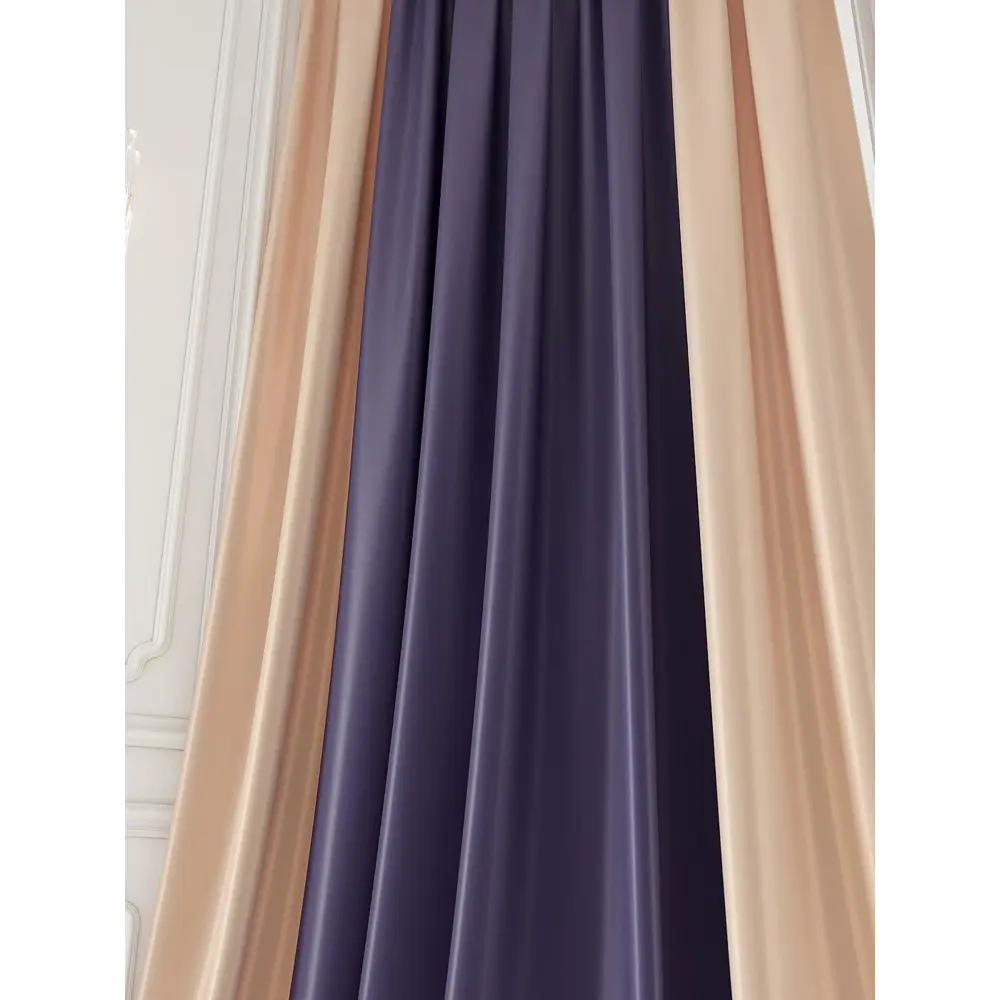 Фото 3 Штора на шторной ленте Helga Санвидея 150x300 см цвет синий Фото 3 Штора на шторной ленте Helga Санвидея 150x300 см цвет синий