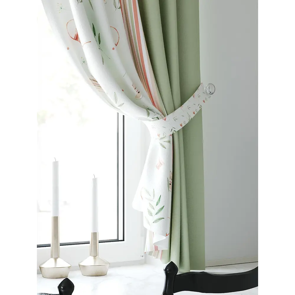 Фото 4 Штора на шторной ленте для кухни Helga Кронквирс 150x180 см цвет белый Фото 4 Штора на шторной ленте для кухни Helga Кронквирс 150x180 см цвет белый