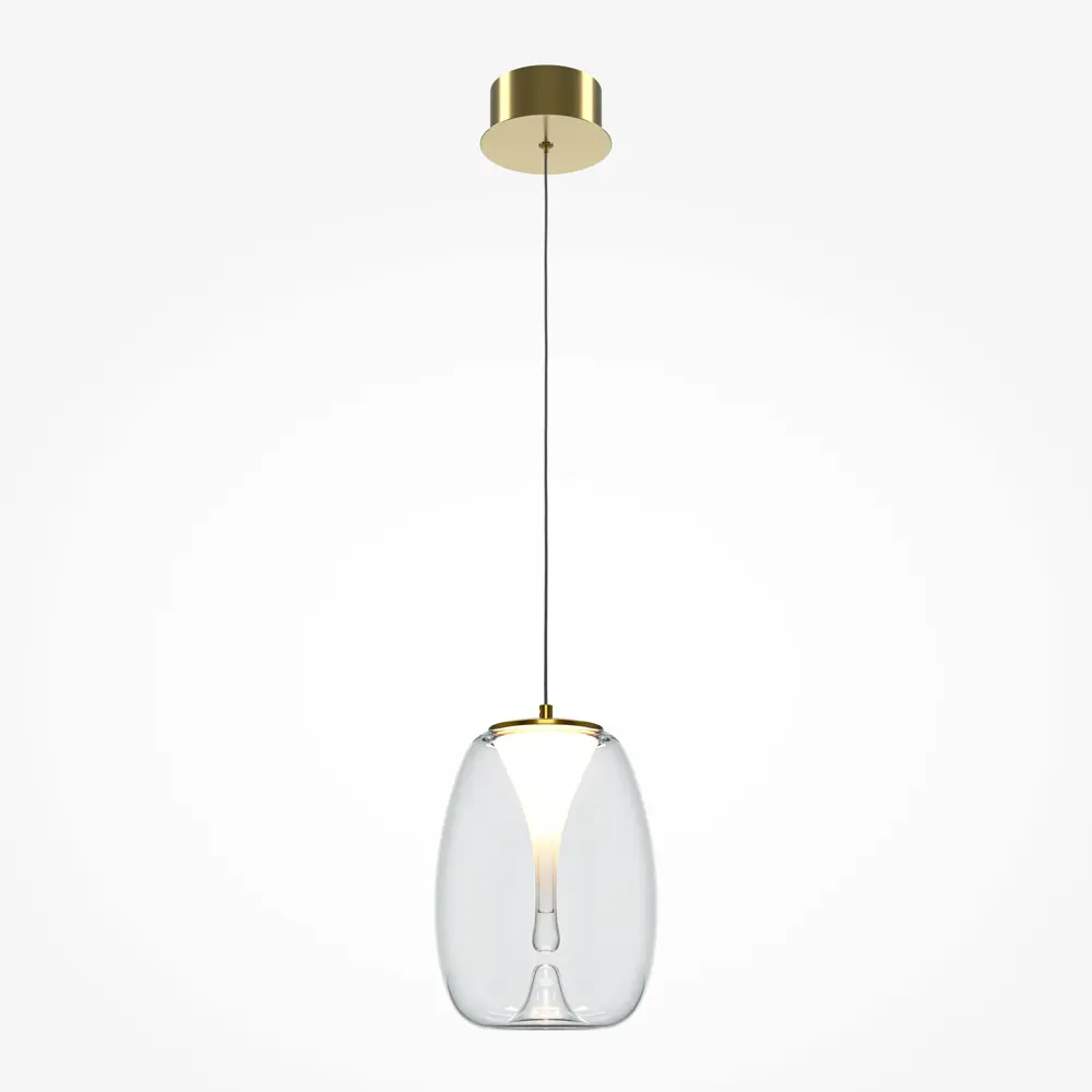 Фото 3 Светильник подвесной светодиодный Maytoni Splash Mod282pl-l8g3k1 3 м² теплый белый (желтый) свет цвет золото Фото 3 Светильник подвесной светодиодный Maytoni Splash Mod282pl-l8g3k1 3 м² теплый белый (желтый) свет цвет золото