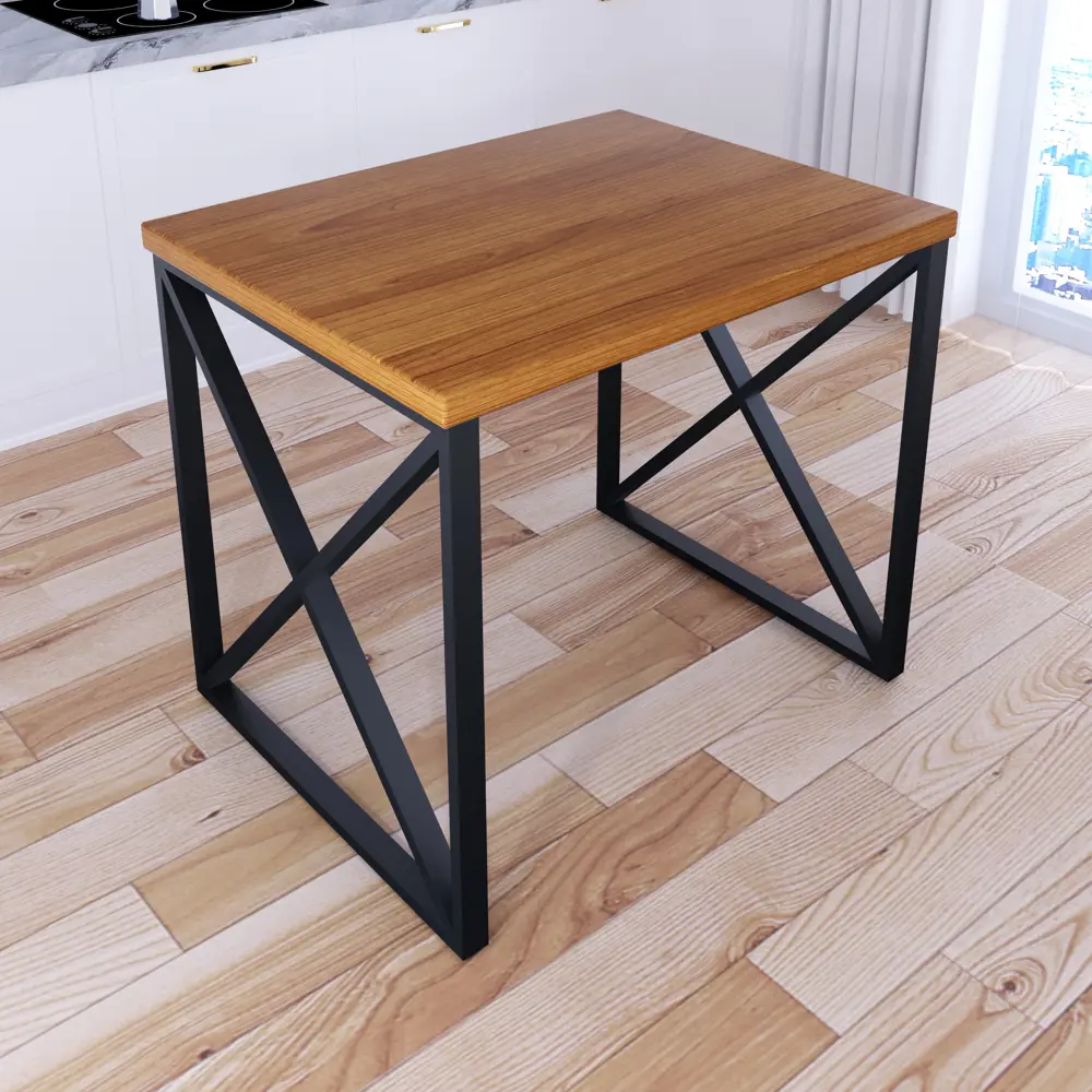 Фото 2 Кухонный стол прямоугольный Solarius Loft 100x70 см массив сосны цвет ольха 702-10386 Фото 2 Кухонный стол прямоугольный Solarius Loft 100x70 см массив сосны цвет ольха 702-10386