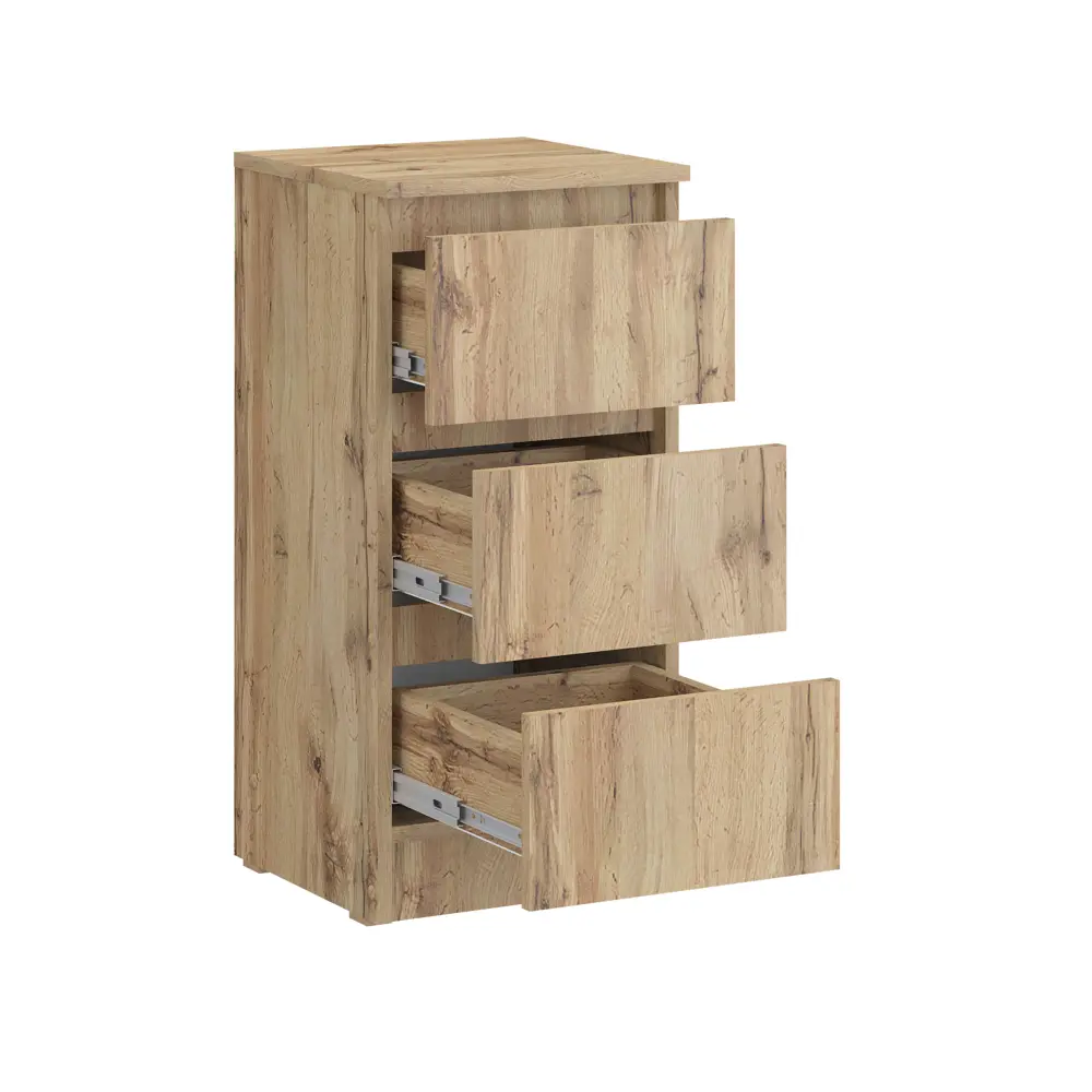 Фото 3 Комод Мебельная фабрика 1+1 №9 1 ящик 35.50x36x73 ЛДСП цвет дуб крафт золотой Фото 3 Комод Мебельная фабрика 1+1 №9 1 ящик 35.50x36x73 ЛДСП цвет дуб крафт золотой