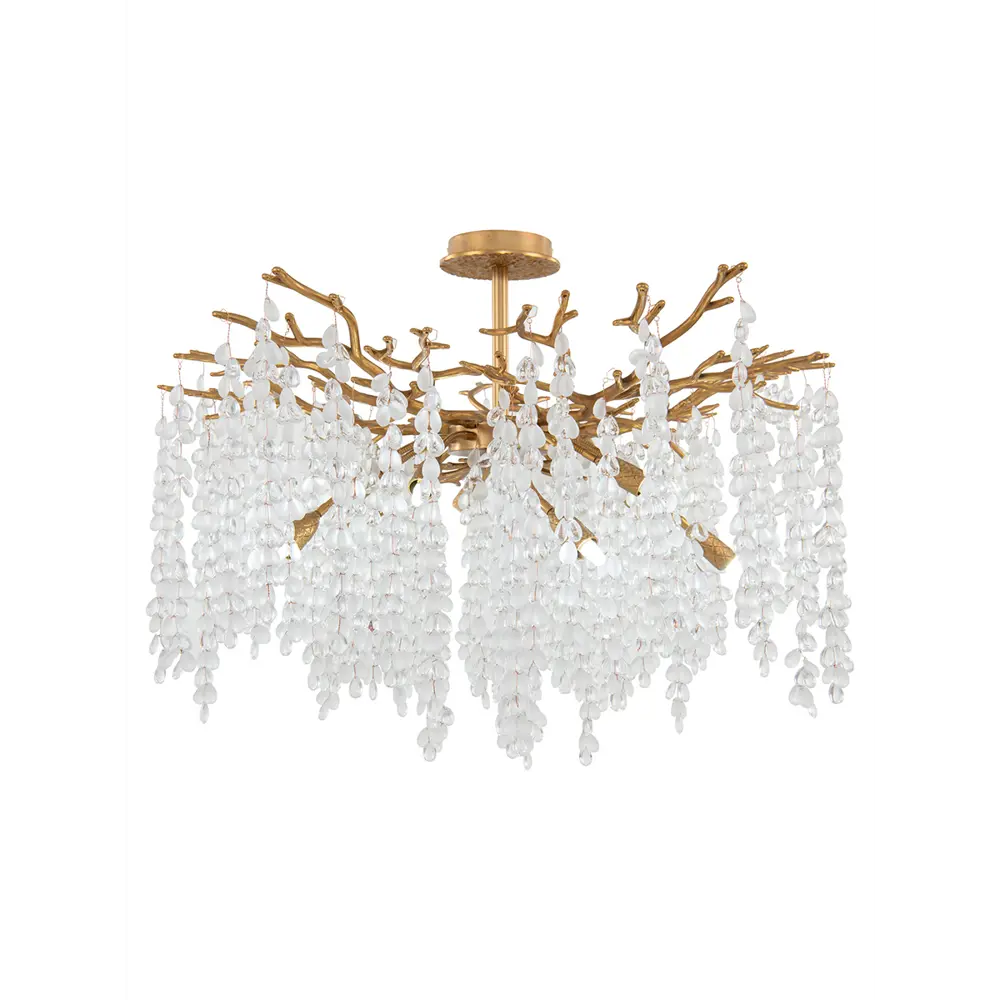 Фото Люстра потолочная Arte Milano 23111.760.10.g9.d.ib 10 ламп 20 м² цвет коричневый