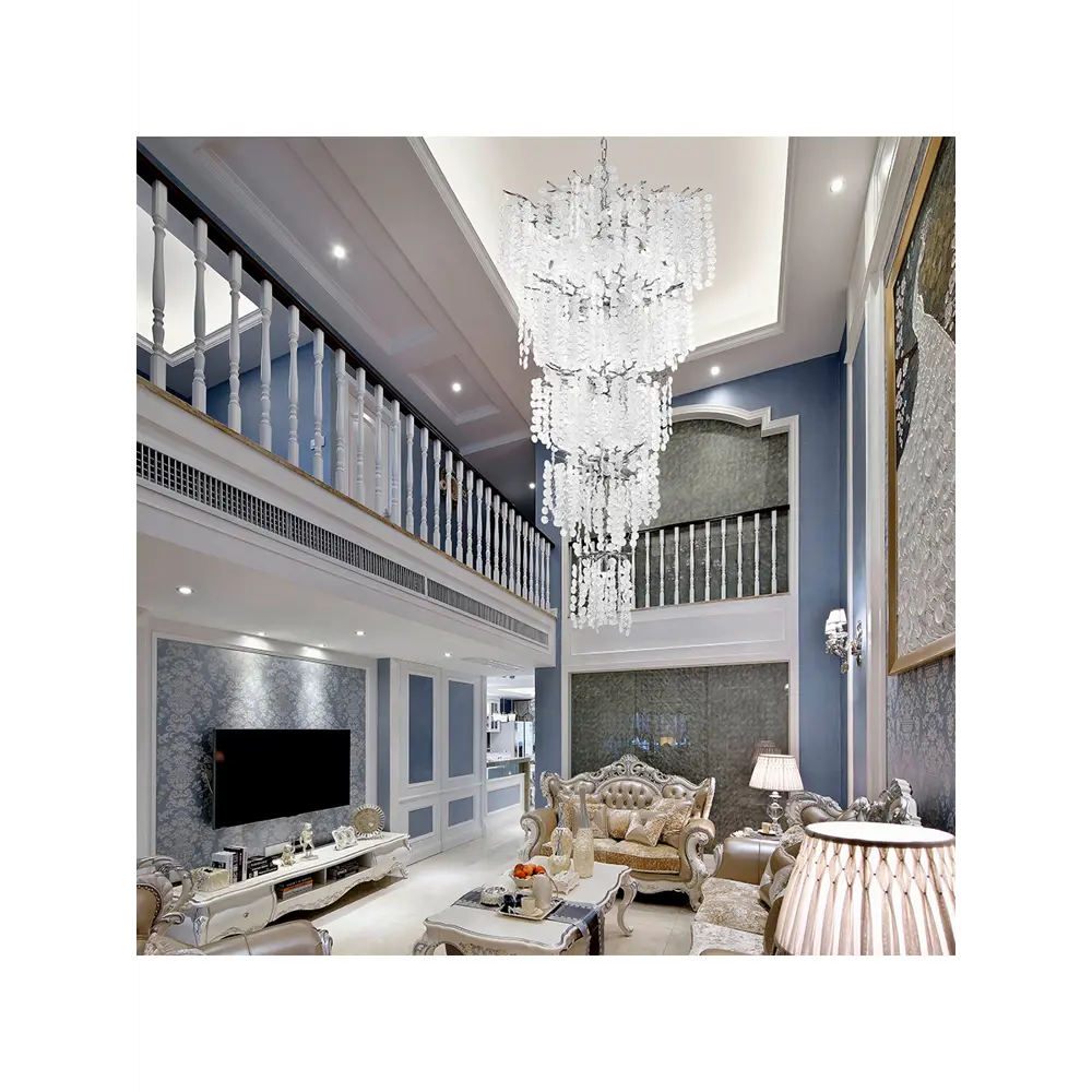 Фото 2 Люстра подвесная Arte Milano 23416.800-1600.28.g9.c.5d.cr 28 ламп 56 м² цвет серый/серебристый