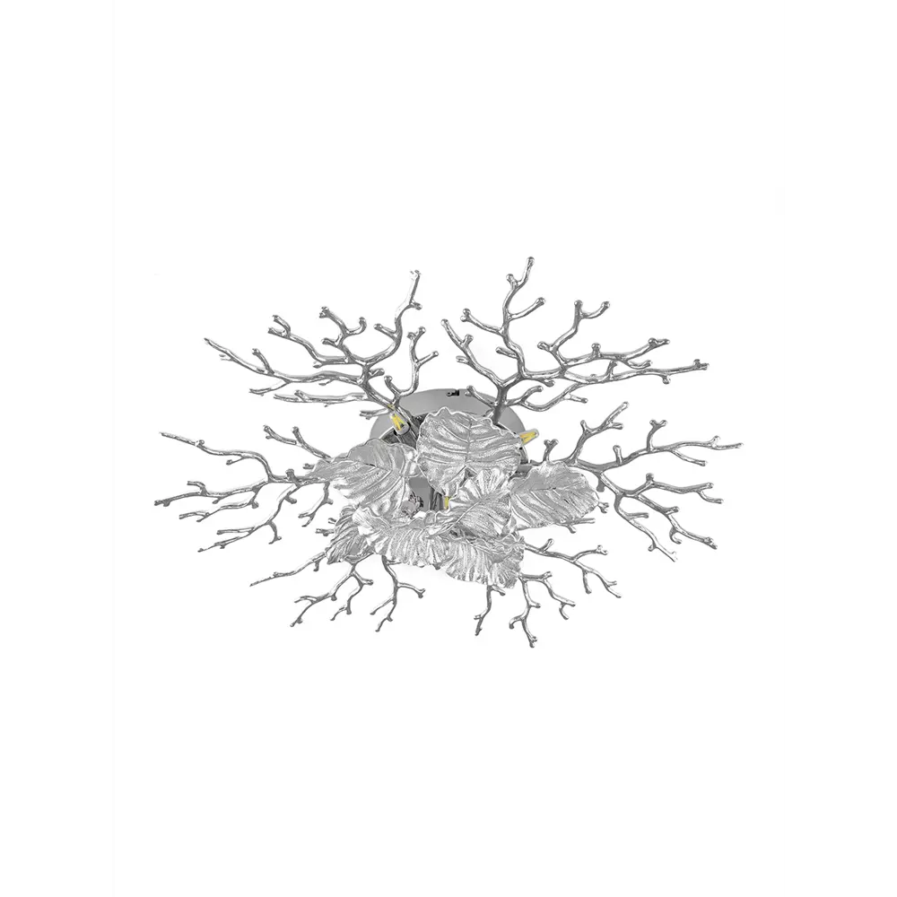 Фото Люстра потолочная Arte Milano 23312.700.6.g9.cr 6 ламп 12 м² цвет серый/серебристый