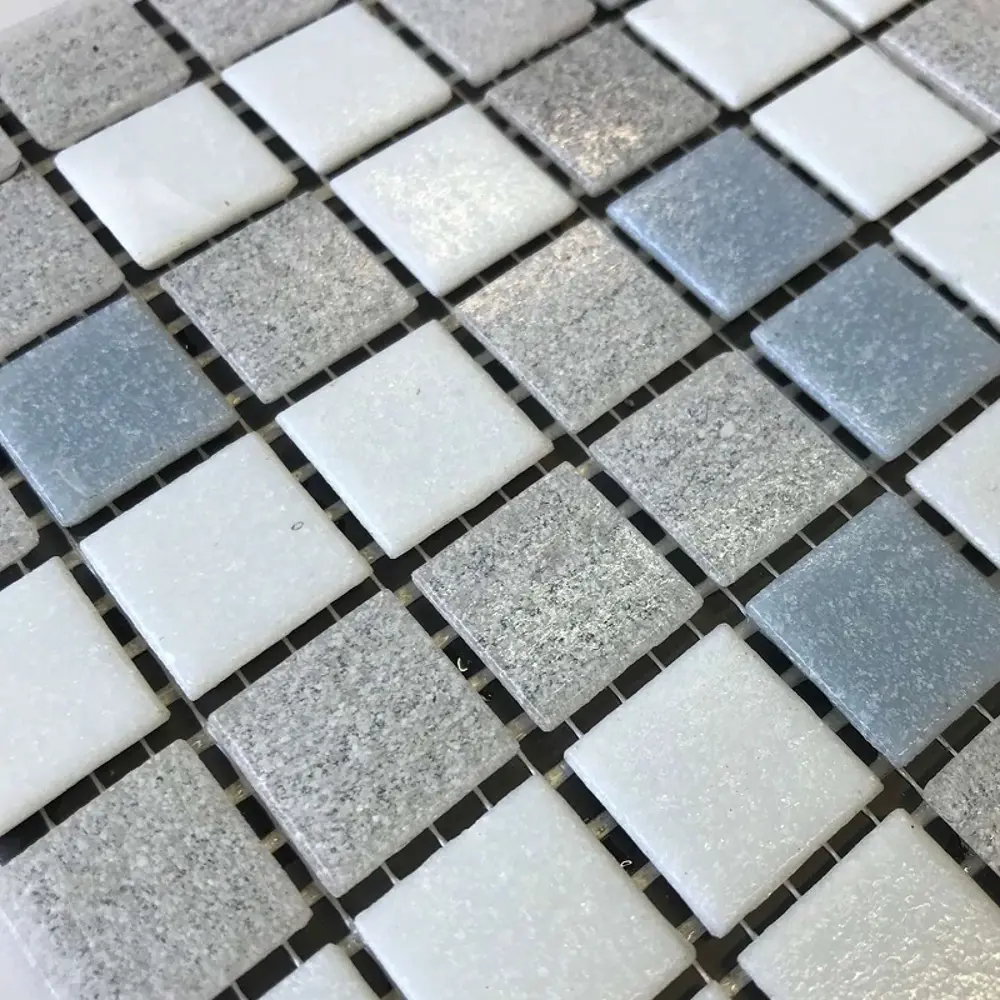 Фото 3 Декоративная мозаика Granito U00004386 Aqua 400ekb 32.7x32.7см цвет Серый / серебристый Фото 3 Декоративная мозаика Granito U00004386 Aqua 400ekb 32.7x32.7см цвет Серый / серебристый