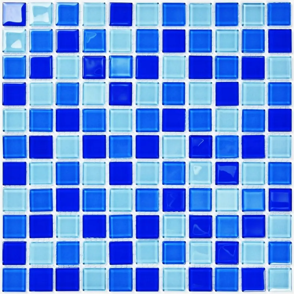 Фото Декоративная мозаика Granito U00018518 Blue wave-2ekb 30x30см цвет Синий Фото Декоративная мозаика Granito U00018518 Blue wave-2ekb 30x30см цвет Синий