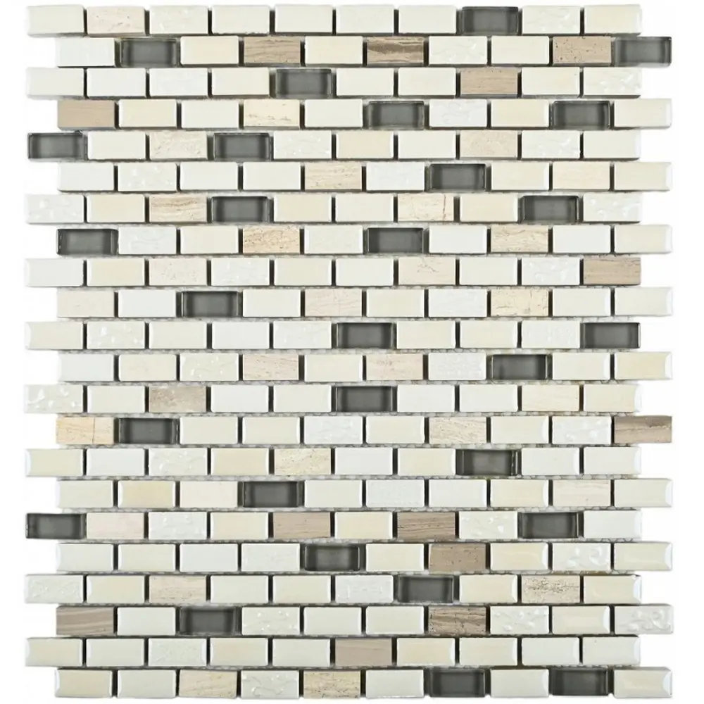 Фото Декоративная мозаика Granito 00-00053352 Idealekb 26.9x30.6см цвет Бежевый Фото Декоративная мозаика Granito 00-00053352 Idealekb 26.9x30.6см цвет Бежевый