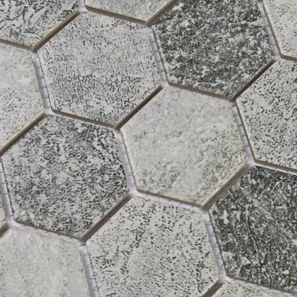 Фото 3 Декоративная мозаика Granito 00-00101664 Olmeto Greyekb 27.1x28.2см цвет Серый / серебристый Фото 3 Декоративная мозаика Granito 00-00101664 Olmeto Greyekb 27.1x28.2см цвет Серый / серебристый