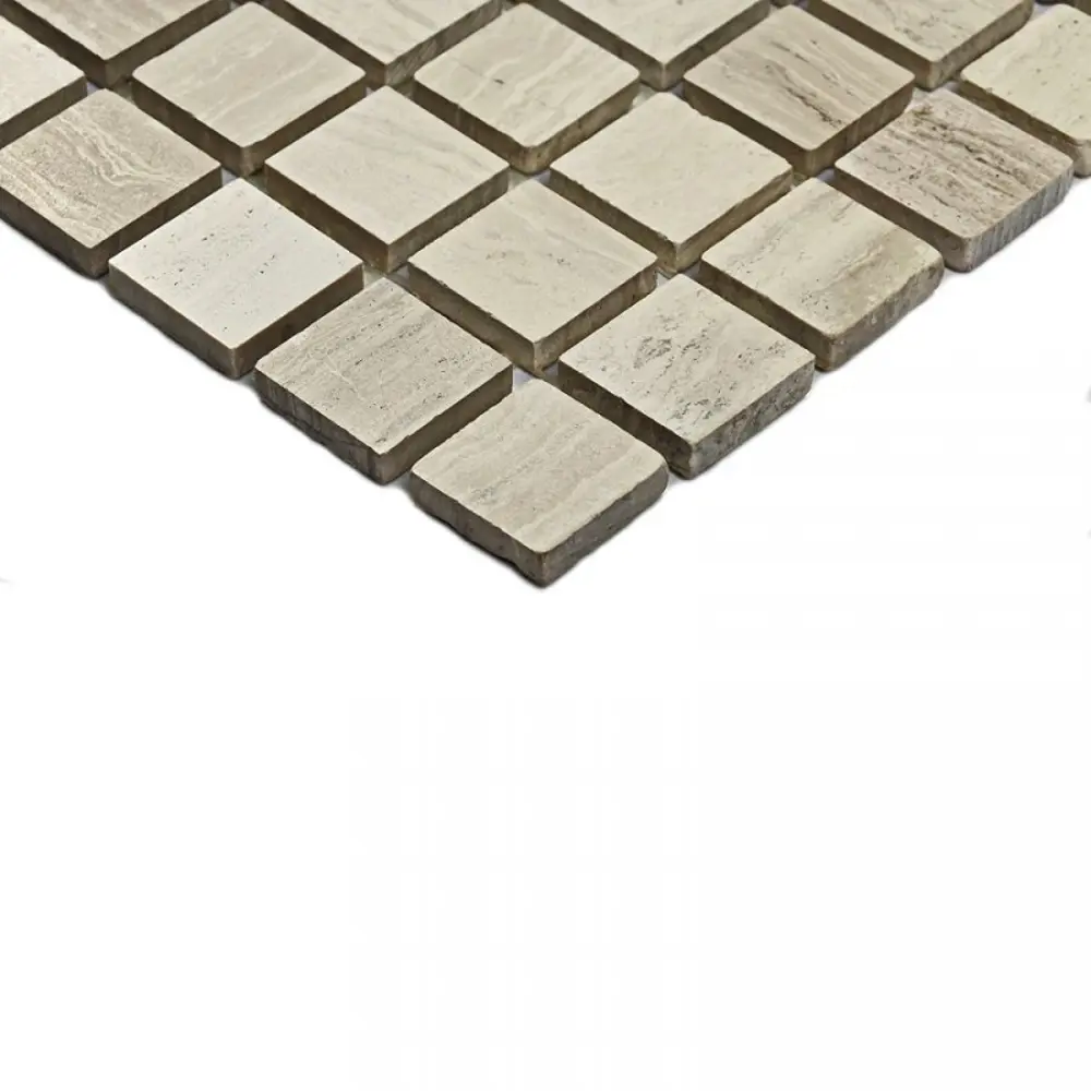 Фото 2 Декоративная мозаика Granito U00030360 Dunes-15 slim (POL)ekb 30.5x30.5см цвет Серый / серебристый Фото 2 Декоративная мозаика Granito U00030360 Dunes-15 slim (POL)ekb 30.5x30.5см цвет Серый / серебристый