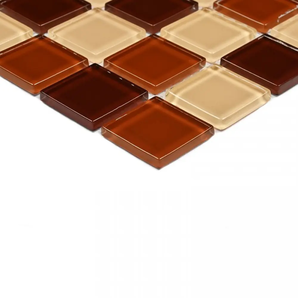 Фото 2 Декоративная мозаика Granito U00030350 Toffee mixekb 30x30см цвет Коричневый Фото 2 Декоративная мозаика Granito U00030350 Toffee mixekb 30x30см цвет Коричневый