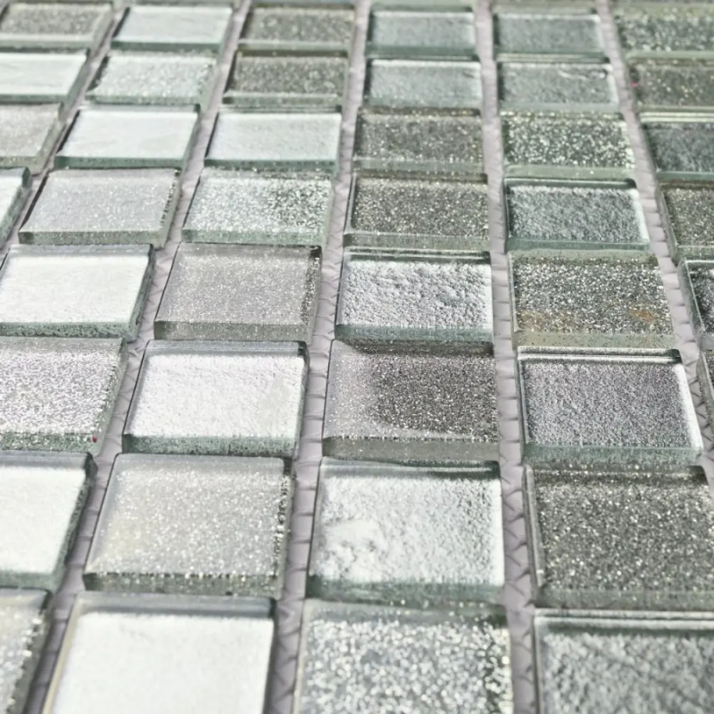 Фото 3 Декоративная мозаика Granito U00010742 Shine Silverekb 30x30см цвет Белый Фото 3 Декоративная мозаика Granito U00010742 Shine Silverekb 30x30см цвет Белый