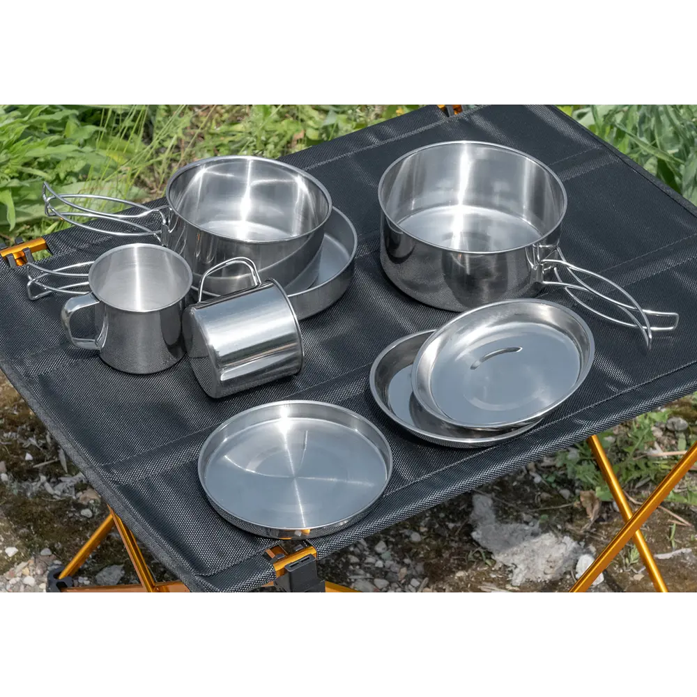 Фото Набор посуды Kitoki М7761420 Анодированный алюминий цвет серый Фото Набор посуды Kitoki М7761420 Анодированный алюминий цвет серый