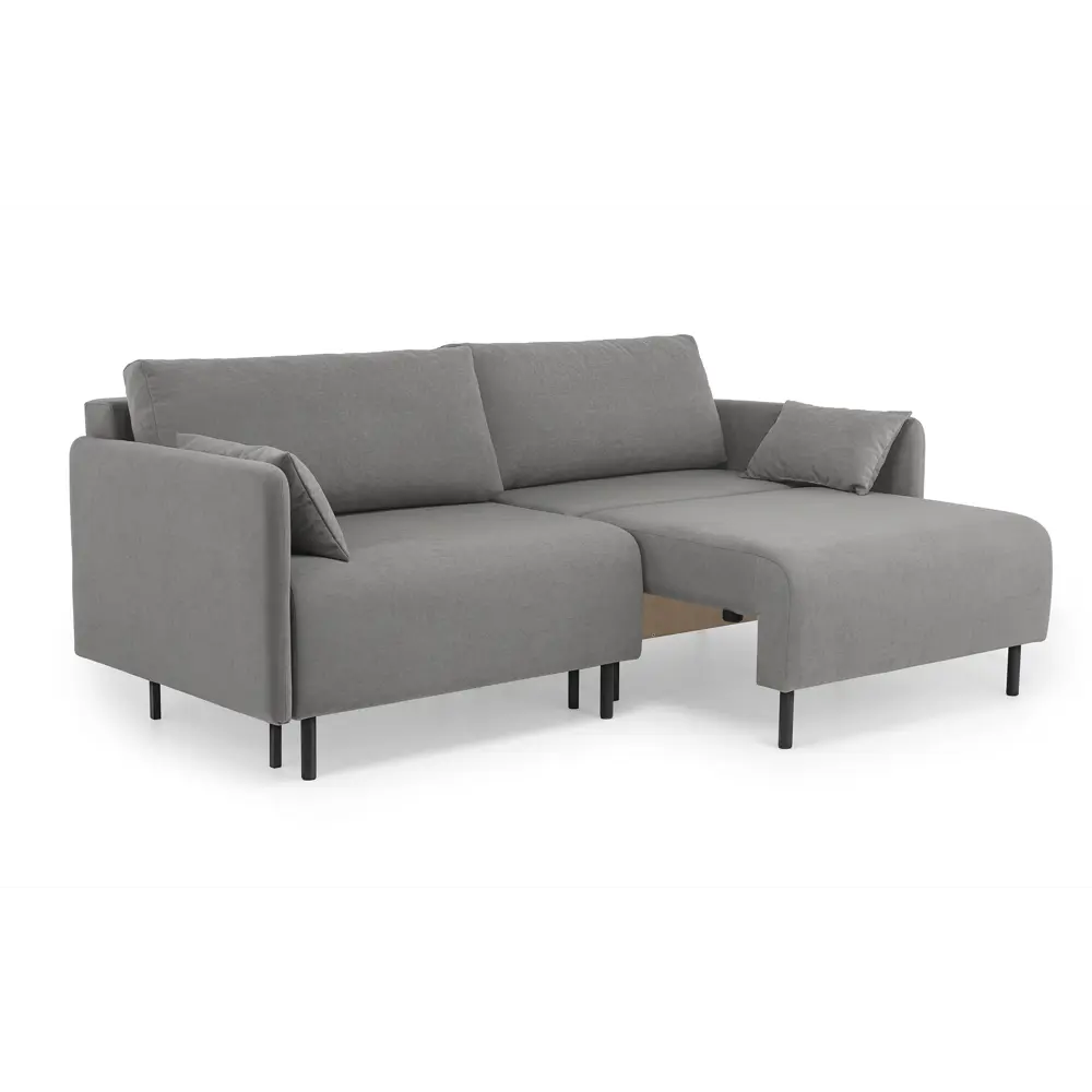 Фото 3 Диван Romack Диван раскладной 210x78x95.5 см велюр цвет светло-серый Фото 3 Диван Romack Диван раскладной 210x78x95.5 см велюр цвет светло-серый