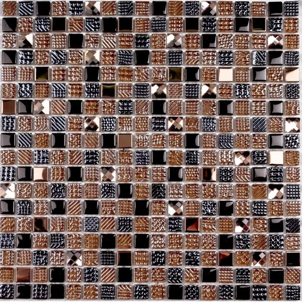 Фото Декоративная мозаика Granito U00017212 Crystal brownekb 30x30см цвет Бежевый Фото Декоративная мозаика Granito U00017212 Crystal brownekb 30x30см цвет Бежевый