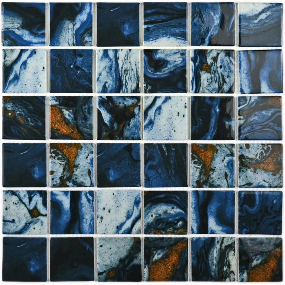 Фото Декоративная мозаика Granito 23-00029109 Amuletto Artekb 30x30см цвет Синий