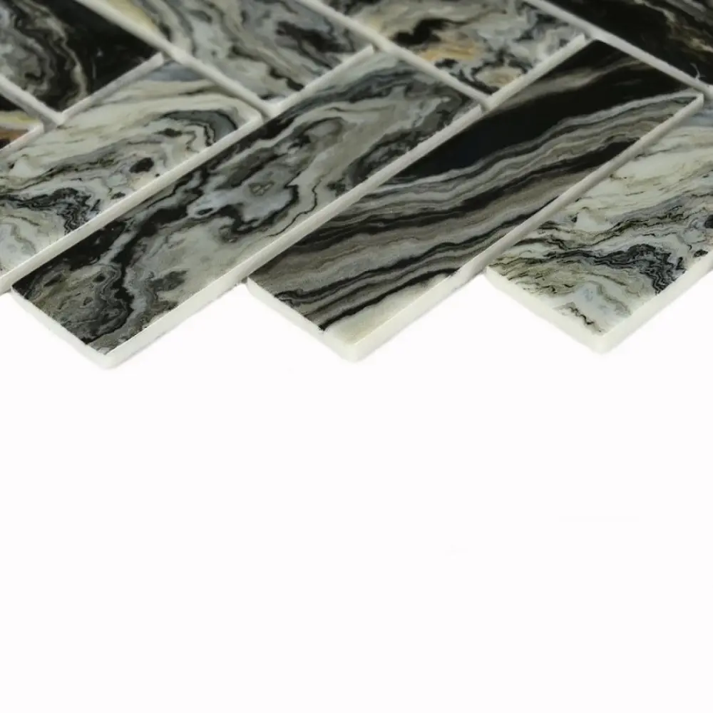 Фото 2 Декоративная мозаика Granito 23-00029117 Hadar Blackekb 26.8x28.6см цвет Черный Фото 2 Декоративная мозаика Granito 23-00029117 Hadar Blackekb 26.8x28.6см цвет Черный