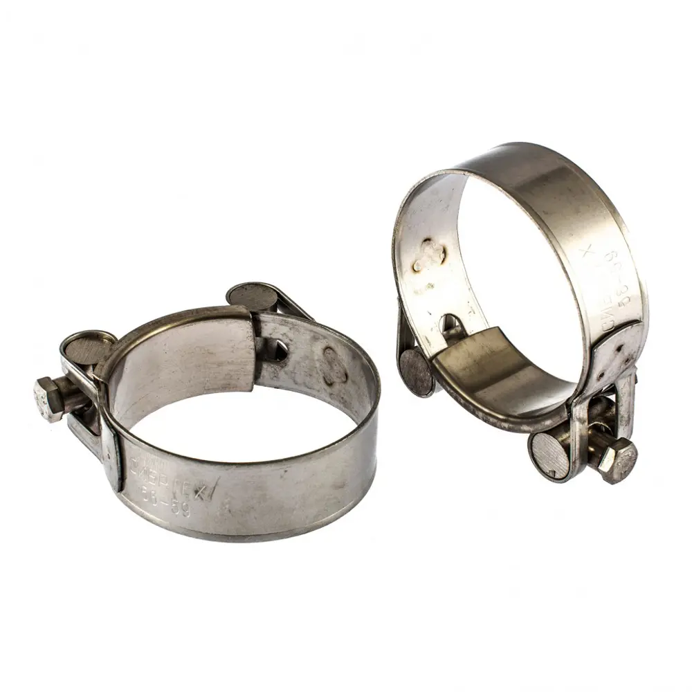 Фото Хомут шарнирный Сибртех 56-59 мм 22 мм W4 2 шт.