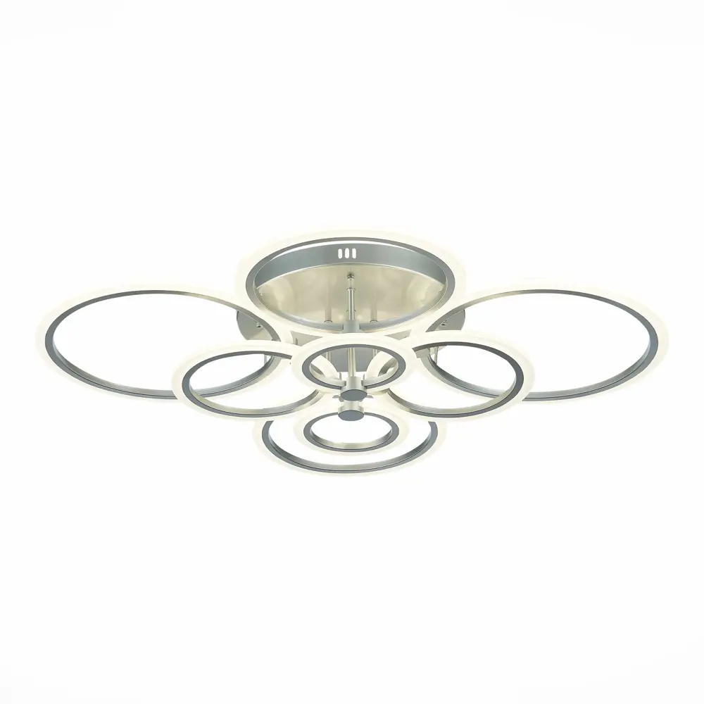 Фото Светильник настенно-потолочный светодиодный Alma light AL5001C212SL Cresso 34 м² регулируемый белый свет цвет серый/серебристый Фото Светильник настенно-потолочный светодиодный Alma light AL5001C212SL Cresso 34 м² регулируемый белый свет цвет серый/серебристый