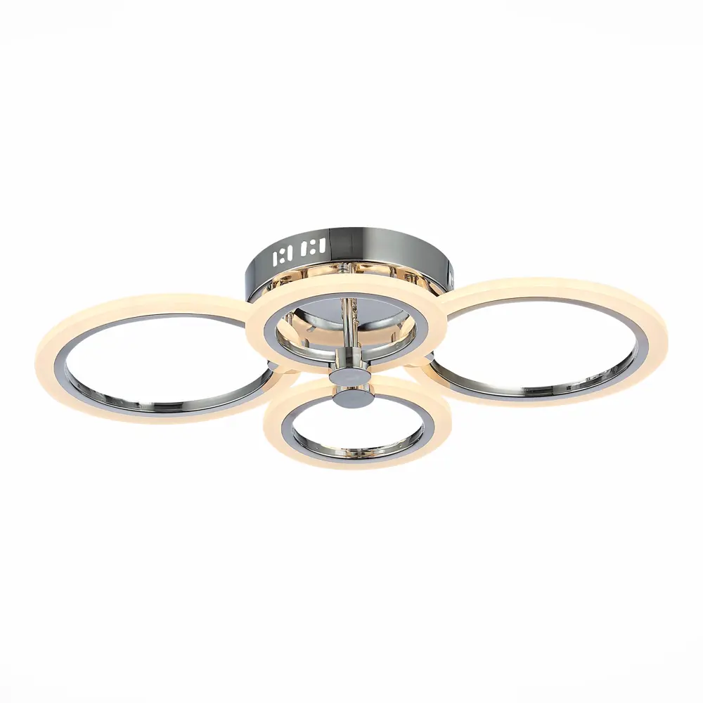 Фото 3 Люстра потолочная светодиодная Alma light Cresso AL5001C72CH 12 м² регулируемый белый свет цвет серый/серебристый Фото 3 Люстра потолочная светодиодная Alma light Cresso AL5001C72CH 12 м² регулируемый белый свет цвет серый/серебристый