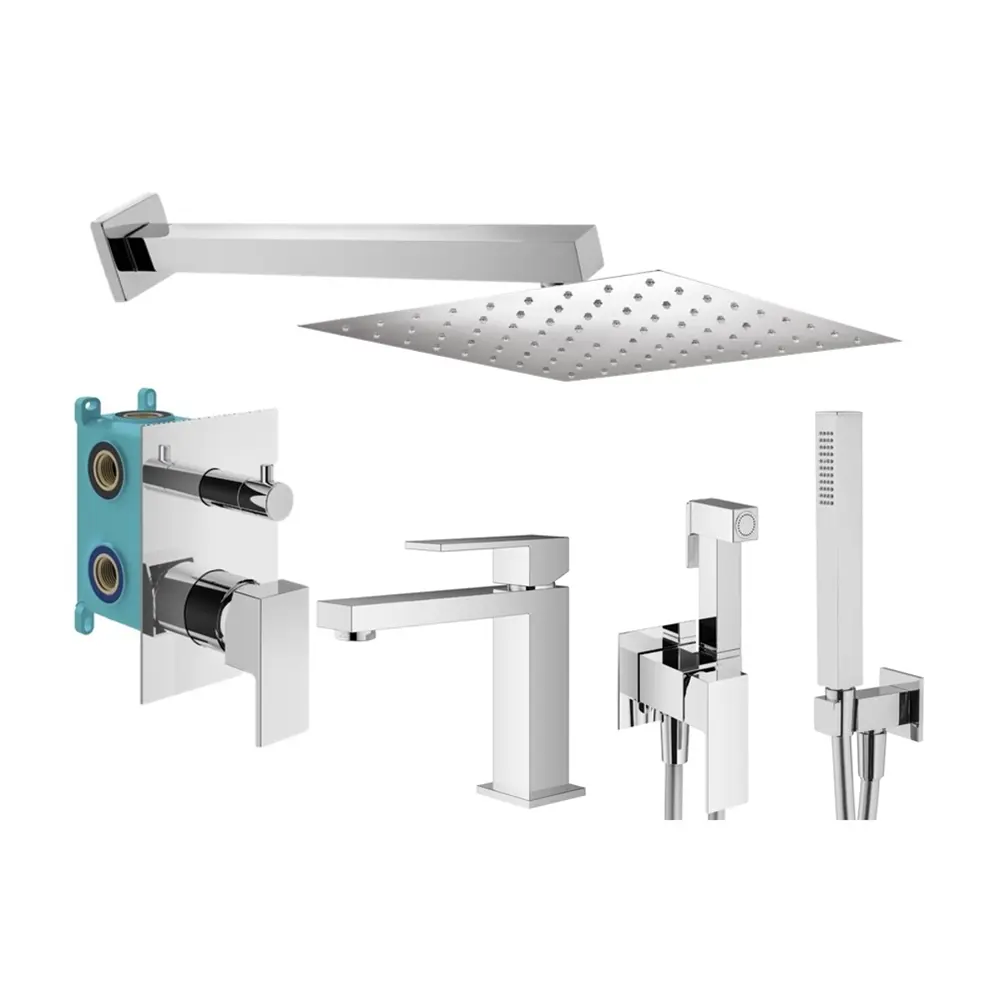Фото Комплект смесителей для душа Plumberia Selection KITZTG18CR53, Хром