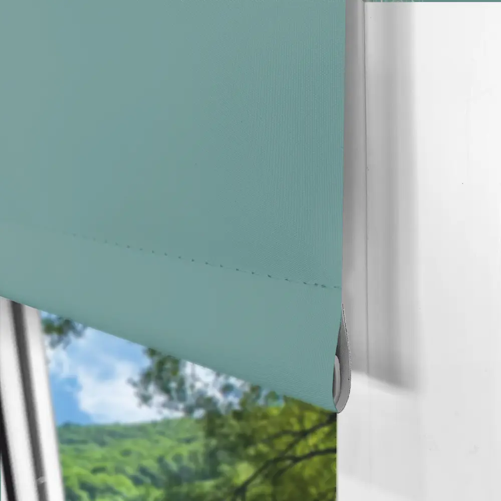 Фото 5 Штора рулонная блэкаут Inspire Santos 70x160 см бирюзовая Celadon 2 Фото 5 Штора рулонная блэкаут Inspire Santos 70x160 см бирюзовая Celadon 2