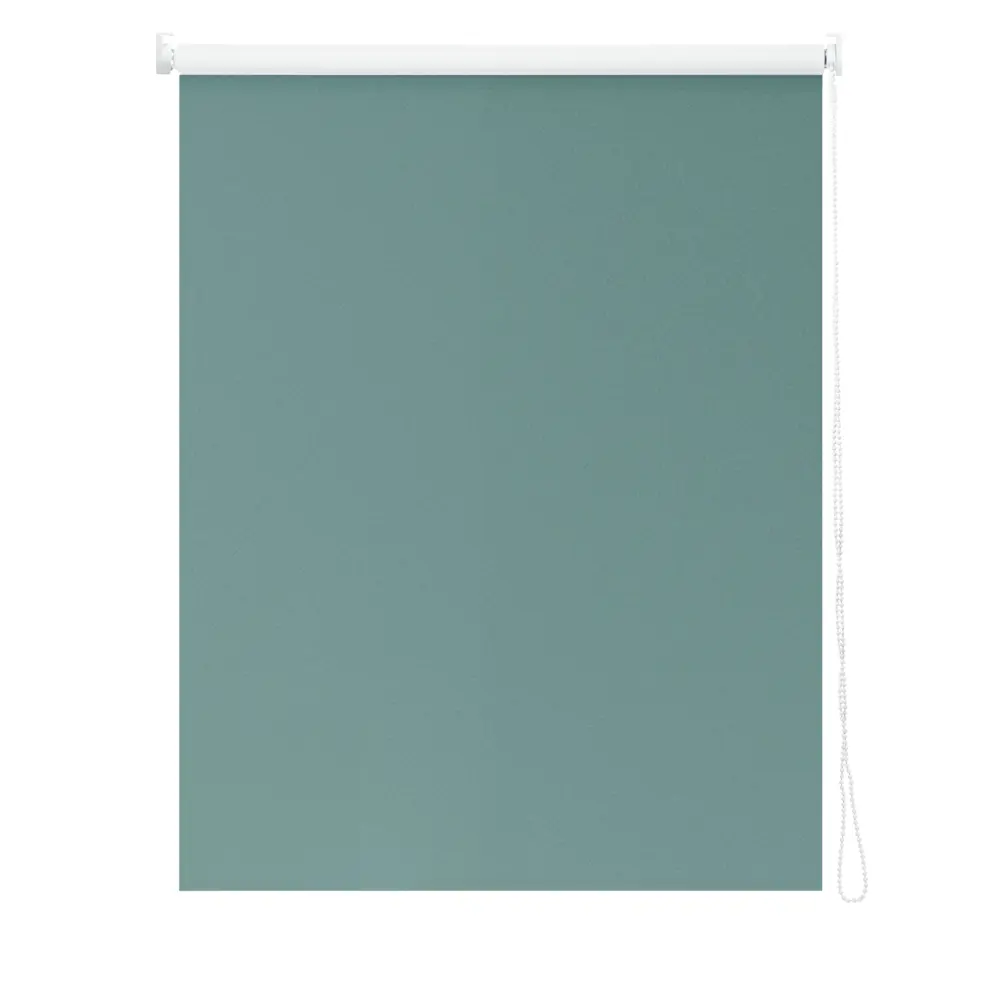 Фото Штора рулонная блэкаут Inspire Santos 60x250 см бирюзовая Celadon 2