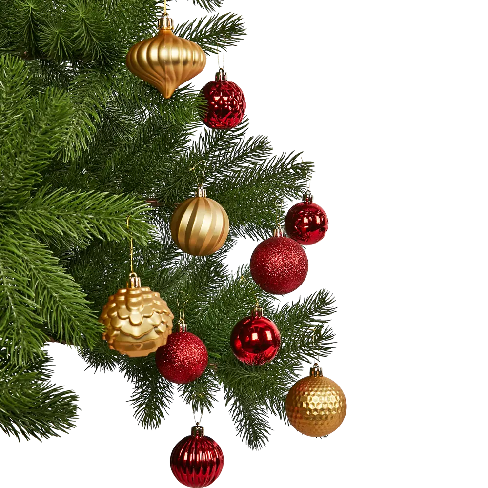 Фото Набор новогодних шаров Christmas ø5-6 см цвет красный 25 шт. Фото Набор новогодних шаров Christmas ø5-6 см цвет красный 25 шт.